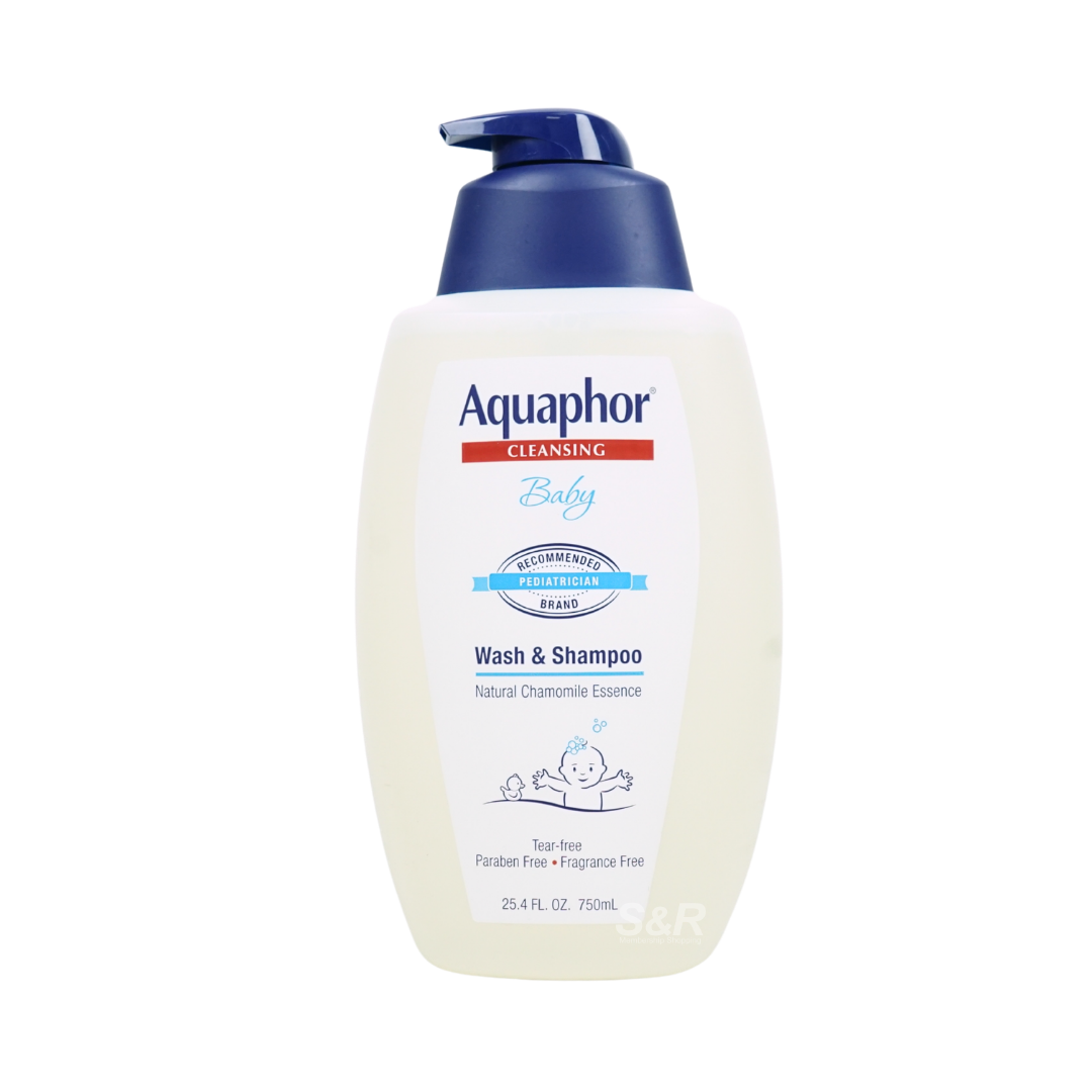 Aquaphor Baby Wash & Shampoo 750mL